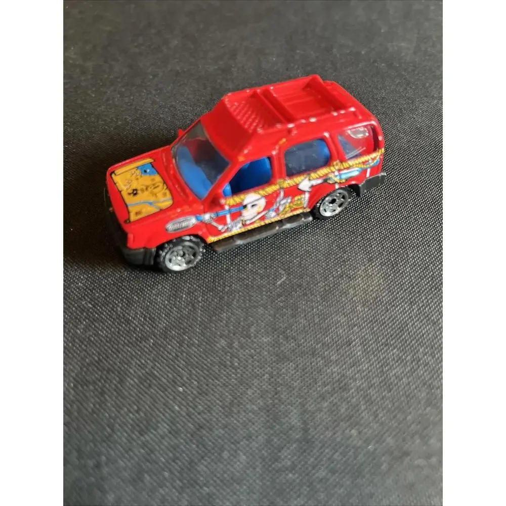 Vintage 2000 Matchbox Nissan XTerra Rare Skeleton Car for Buried Treasure Set